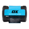 This image displays the front of the product which is a OX Pro Impact Bit Set - 31 Piece