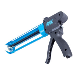 This image displays the front of the product which is a OX Pro Rodless Sealant Gun - 400ml 13.5oz