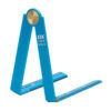 This image displays the OX Pro Tuff Rule - Cyan at an angle