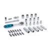 This image displays the OX Trade 14Drive Socket Set - 35 Piece individual bits