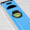 This image is the OX Trade 4 Piece Level Set - 600, 1200 & 1800mm Trade Level and Trade 230mm Torpedo Level Close Up