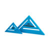 This image displays the front of the product which is a OX Trade Plastic Rafters Square Set