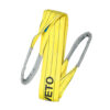 This image displays the front of the product which is a Timco Lifting Sling 3000kg Limit - 2m x 90mm (Unpackaged)
