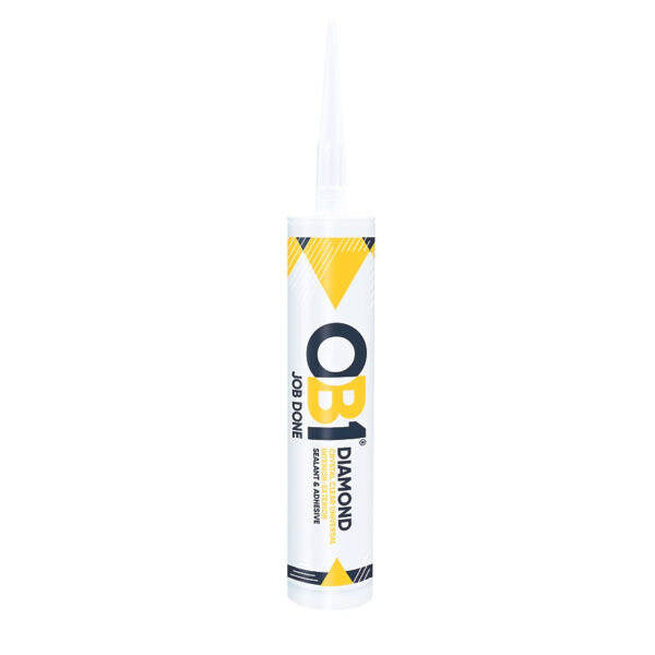 OB1 Diamond Crystal Clear Universal Sealant & Adhesive Transparent 290ml