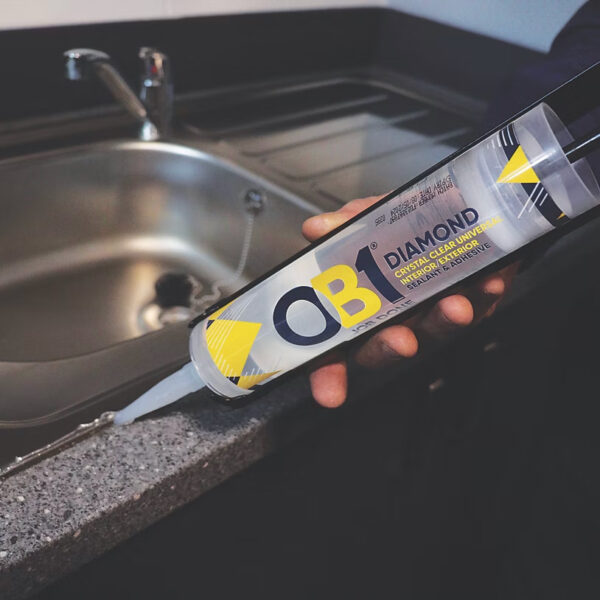 OB1 Diamond Crystal Clear Universal Sealant & Adhesive Transparent 290ml