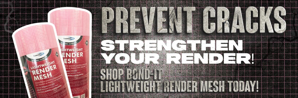 Bond It Lightweight Render Mesh - 50m x 1m (Pink)