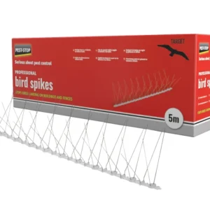 Peststop - Professional Bird Spikes 50cm Metal Strips (Pack 10)