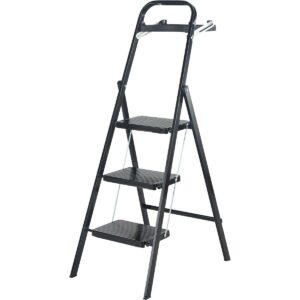 Werner Black Slimline Stepstool - 3 Step