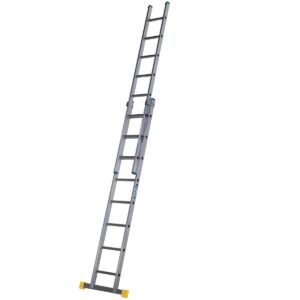 Werner Square Rung Double Section Extension Ladder - 2.40m
