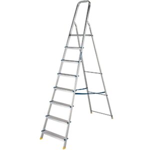 Werner High Handrail Stepladder - 8 Tread with Tool Tray