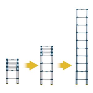 Werner Rung Space Telescopic Extension Ladder - 2.9m