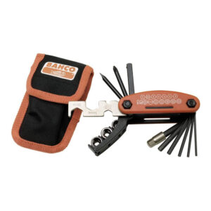 Bahco Multi Bike Pocket Tool | 17-in-1 Bicycle Repair Multi Tool with Pouch