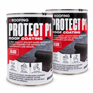 Protect P1 Black Roof Coating 10kg (2 × 5kg) – Fibre Reinforced
