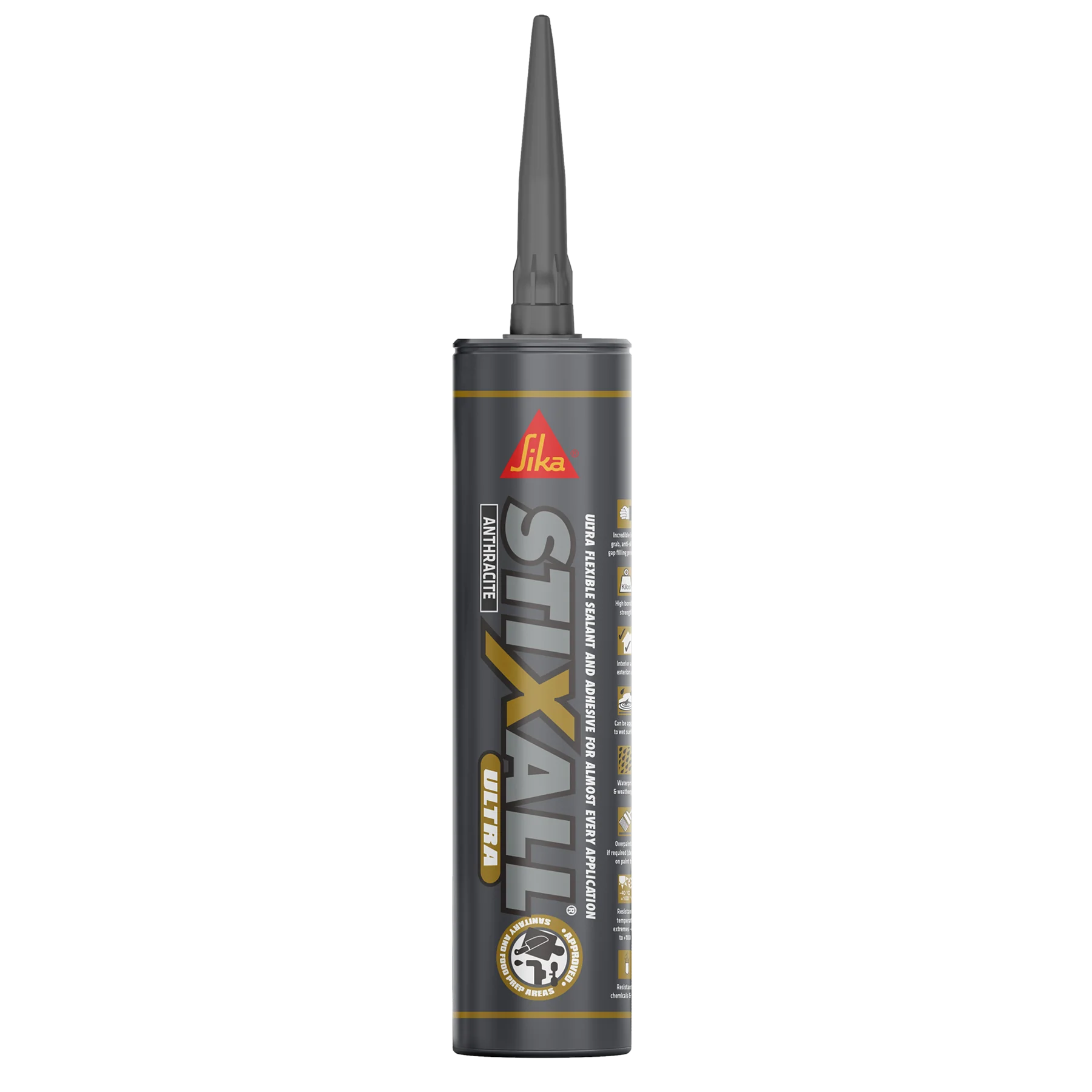 Sika Stixall Ultra Adhesive & Sealant Anthracite 300ml