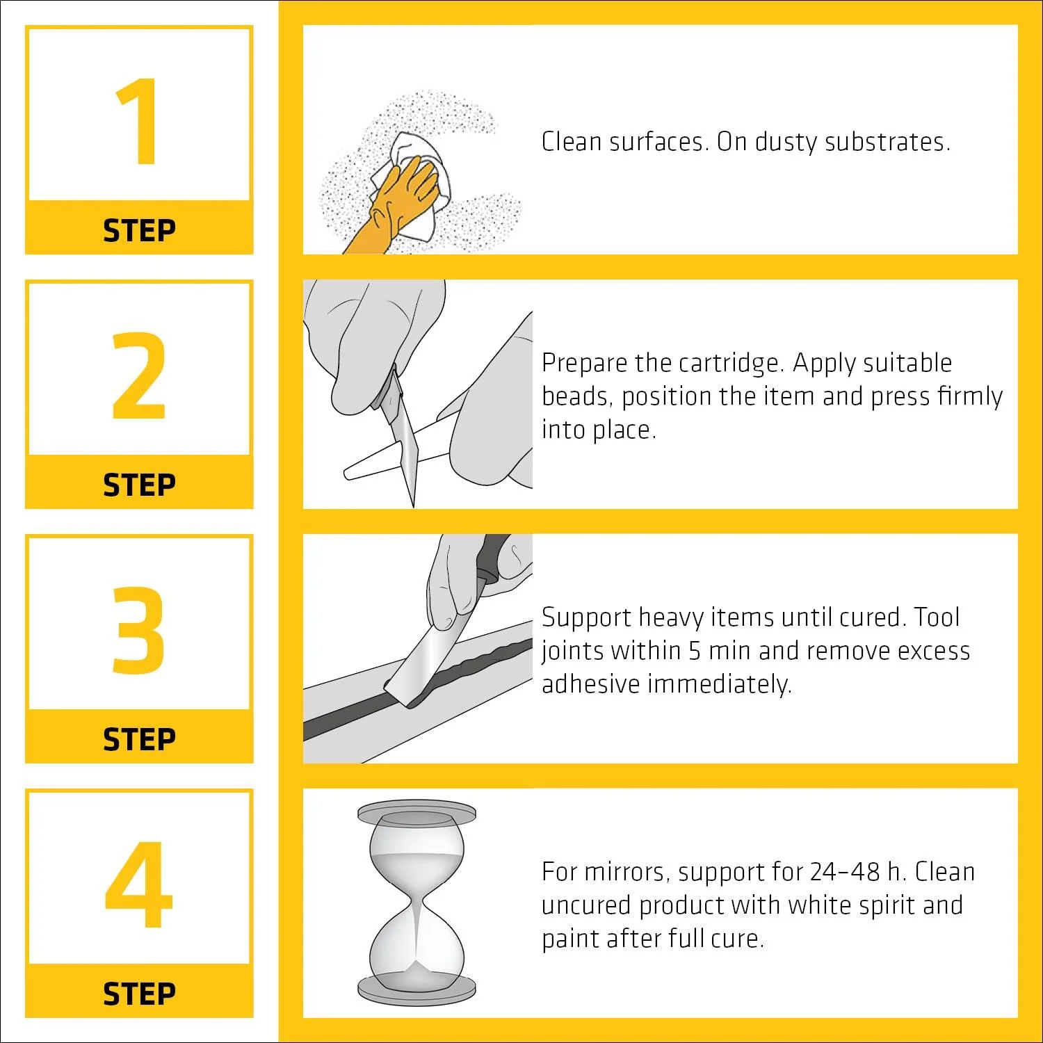 Sika Stixall Ultra Adhesive & Sealant Crystal Clear 300ml