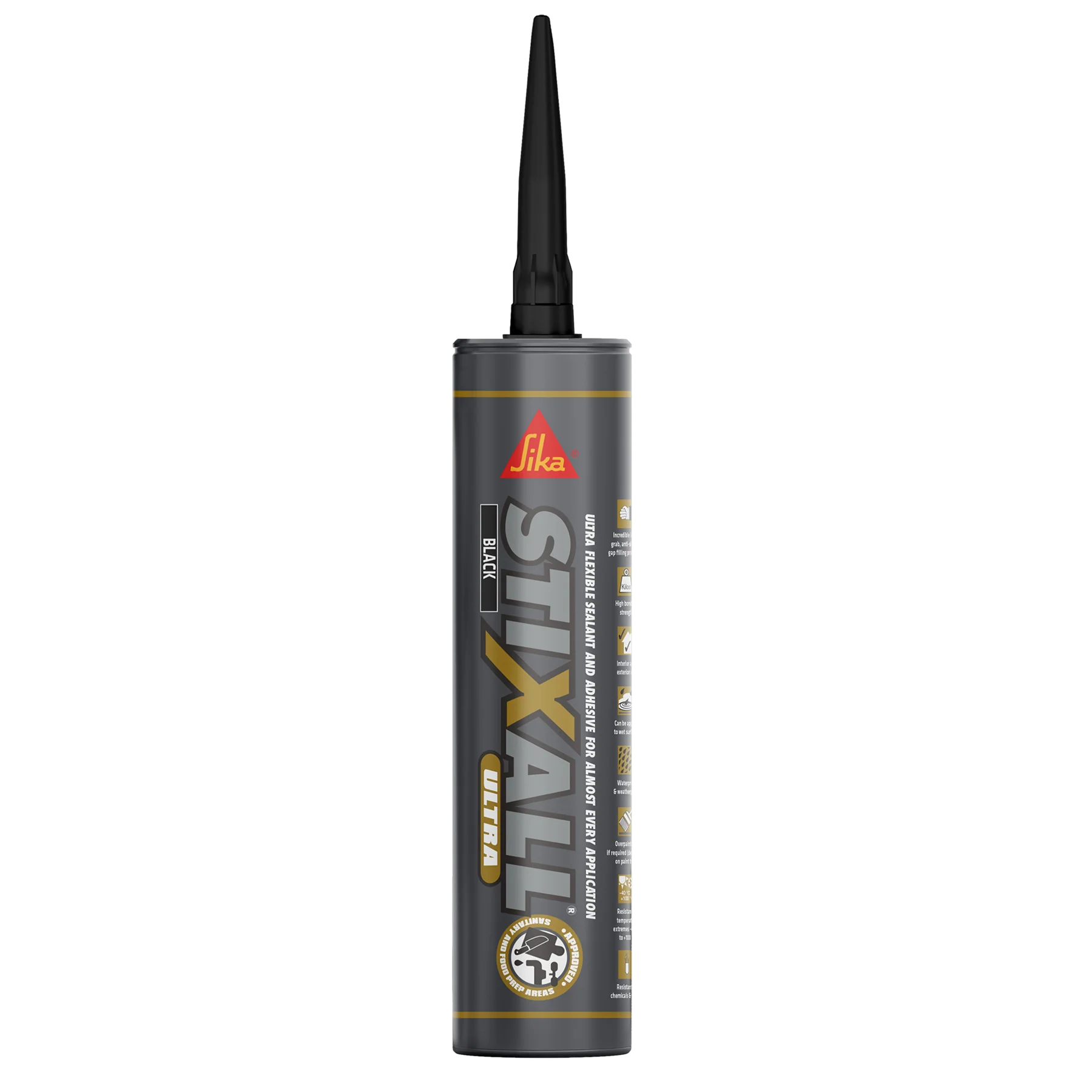 Sika Stixall Ultra Adhesive & Sealant Black 300ml